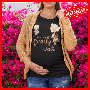 Vi Kan Knappast Vänta Cub Brun Babyfirande T Shirt