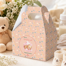 Vi Kan Knappast Vänta Pojke Söt Björn Baby Shower Presentaskar
