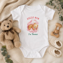 Vi Kan Knappast Vänta Pojke Söt Björn Baby Shower