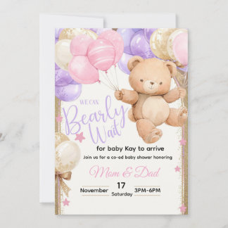 Vi kan knappt vänta Baby Björn Inbjudningar