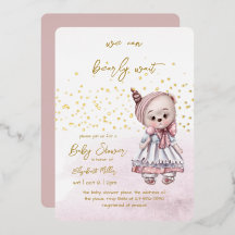 Vi kan knappt vänta Baby Girl Shower