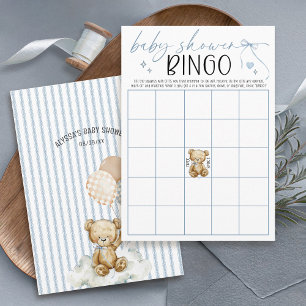 Vi kan knappt vänta Baby Shower Bingo Spelkort Inbjudningar