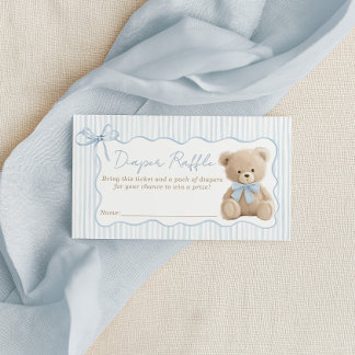 Vi kan knappt vänta Baby Shower Blöja Lotteri Tilläggskort