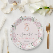 Vi kan knappt vänta Baby Shower Flicka