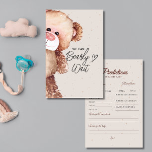 vi kan knappt vänta baby shower Gissningslek