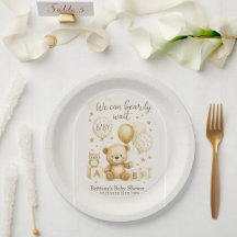 Vi kan knappt vänta Baby Shower-inbjudan