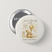 Vi kan knappt vänta Baby Shower Inbjudan