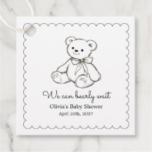 "Vi kan knappt vänta" Baby Shower Könsneutralt
