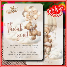 Vi kan knappt vänta Baby Shower Tack Kort