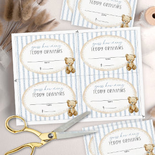 Vi kan knappt vänta Baby Shower Teddy Grahams-kort Inbjudningar