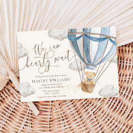 Vi kan knappt vänta Babykalasinbjudan Inbjudningar