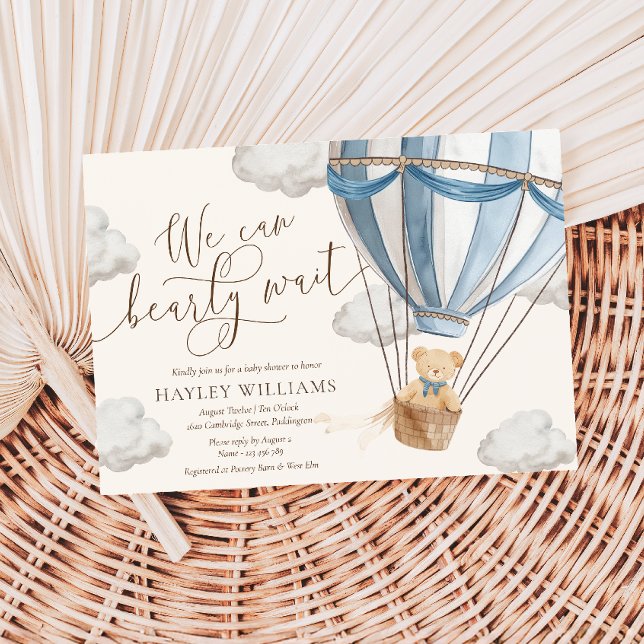 Vi kan knappt vänta Babykalasinbjudan Inbjudningar (Skapare uppladdad)