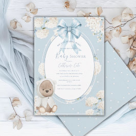 Vi kan knappt vänta Blommig Whimsical Baby Shower Inbjudningar