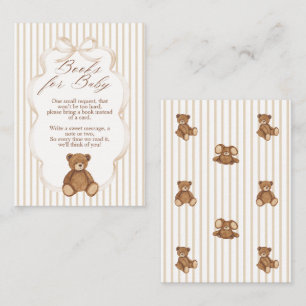 Vi kan knappt vänta Elegant blivande mamma-bok beg Tilläggskort