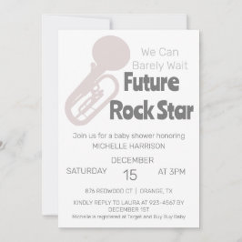 Vi kan knappt vänta Könsneutral barnkalas Inbjudan