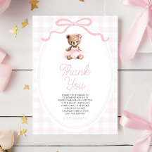 Vi kan knappt vänta Pink Teddybjörn Bebis-babyshow