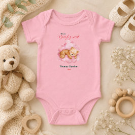 Vi kan knappt vänta Pojke Söt Björn Baby Shower T Shirt
