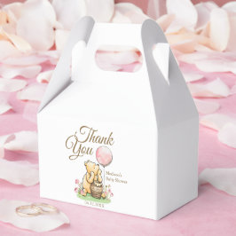 Vi kan knappt vänta Pooh Baby Shower Neutral Presentaskar