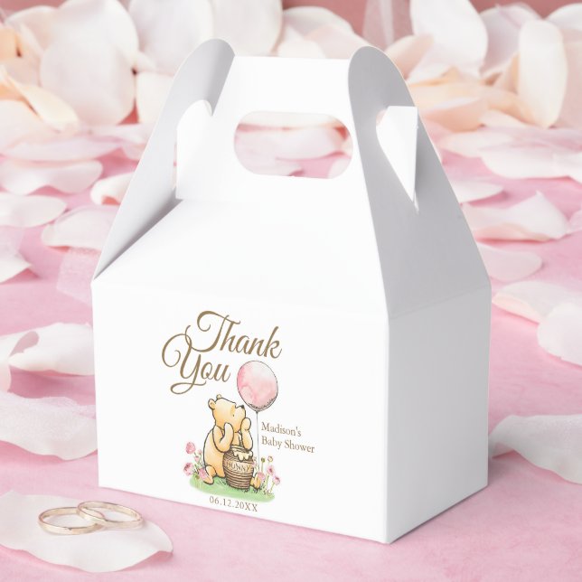 Vi kan knappt vänta Pooh Baby Shower Neutral Presentaskar (Bröllop)
