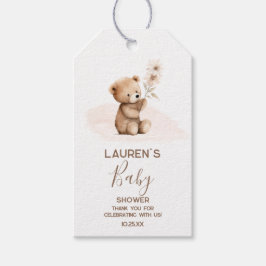Vi kan knappt vänta presentkort till baby shower presentetikett