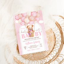 Vi kan knappt vänta Teddybjörn Bebis Baby Shower