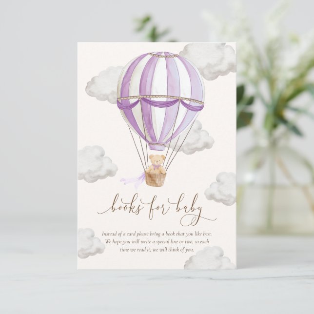 Vi kan knappt vänta Teddybjörn Böcker för bebis ko Inbjudningar (Stående Fram)