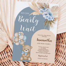 Vi Kan Nästan Inte Vänta Pojk Babyshower