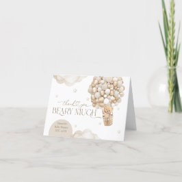 Vi kan nästan vänta på en neutral babydusch för kö tack kort