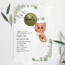 Vi kan ringa (knappt) vänta på Nalle Baby Shower
