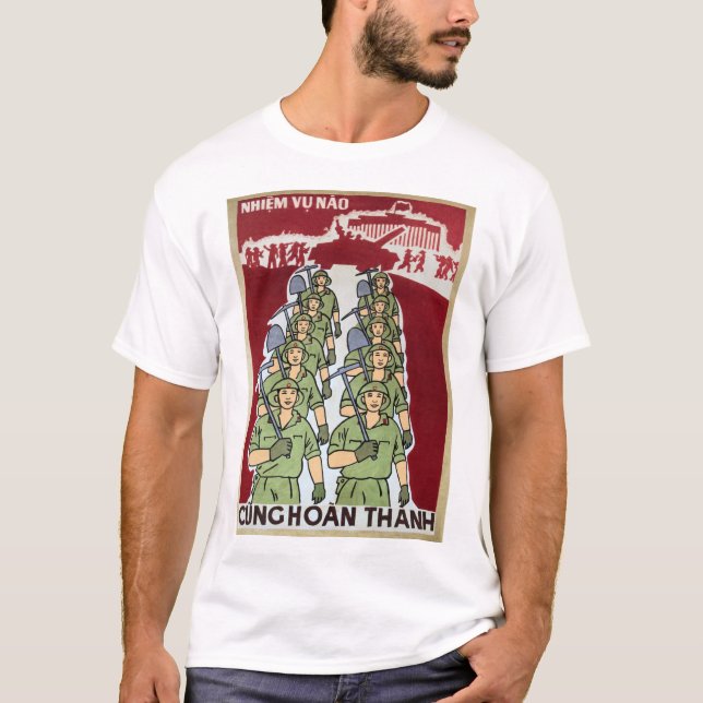 Vi kan slutföra alla Uppdrag! Vietnamarmén Krig T Shirt (Framsida)