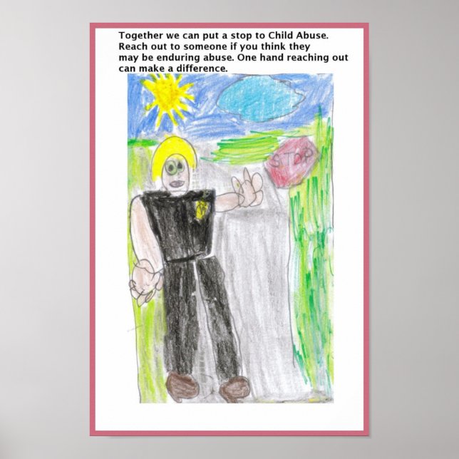 Vi kan stoppa Poster övergrepp mot barn (Framsidan)