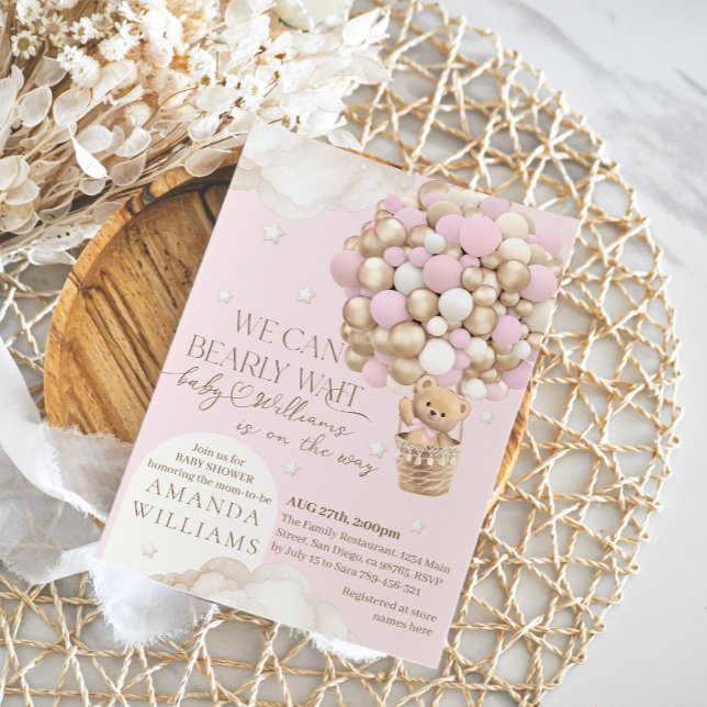 Vi kan tidigt vänta på babybabyduschen inbjudningar (Skapare uppladdad)