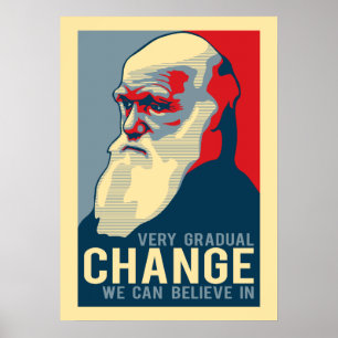 Vi kan tro på en mycket gradvis förändring poster