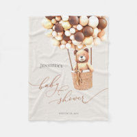 Vi kan vänta! Baby Shower Fleece Blanket