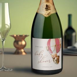 Vi kan vänta! Baby Shower Sparkling Vin Lab