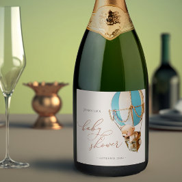 Vi kan vänta! Baby Shower Sparkling Vin Lab