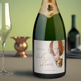 Vi kan vänta! Baby Shower Sparkling Vin Lab