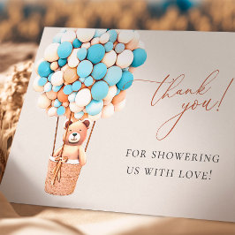 Vi kan vänta! Baby Shower Tack Kort