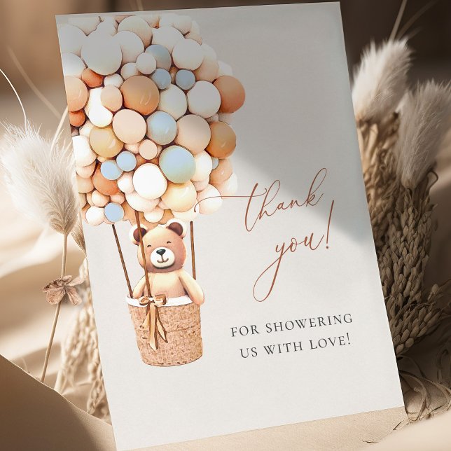 Vi kan vänta! Baby Shower Tack Kort (Skapare uppladdad)