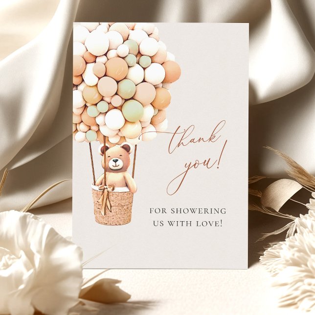 Vi kan vänta! Baby Shower Tack Kort (Skapare uppladdad)