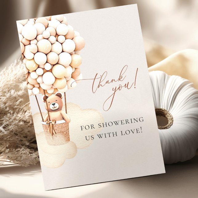 Vi kan vänta! Baby Shower Tack Vykort (Skapare uppladdad)