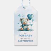 Vi kan vänta blått Nalle