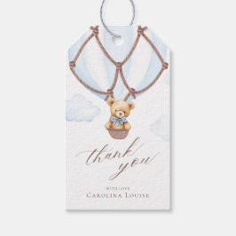 Vi kan vänta! Hett Luft Baloon Tack Presentetikett