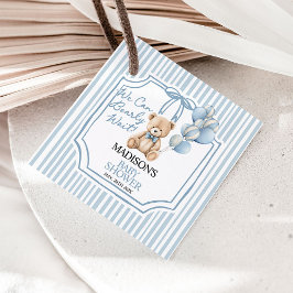 Vi Kan Vänta Lite Grand, Baby Shower Gåvor Etiketter