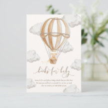 Vi kan vänta Nalle Bokar på Baby-kort