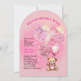 Vi kan vänta på att blåsa en babydusch. inbjudningar