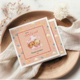 Vi kan vänta på att det blir en tuggbolla. pappersservett