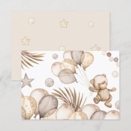 Vi kan vänta på ett blankkort för babydusch kort