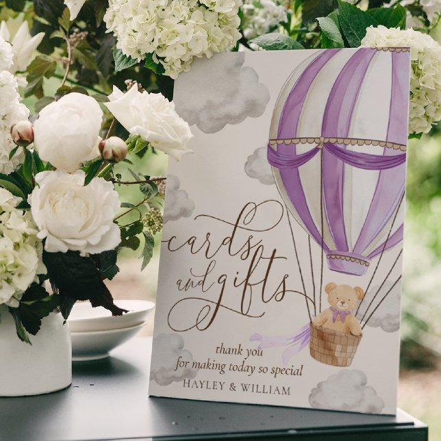 Vi kan vänta på Lilac Bear-kort och gåvor Poster (Skapare uppladdad)