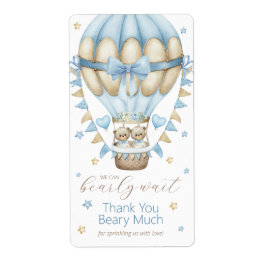 Vi kan vänta på Twin Boy Sprinkle Tack Fraktsedel